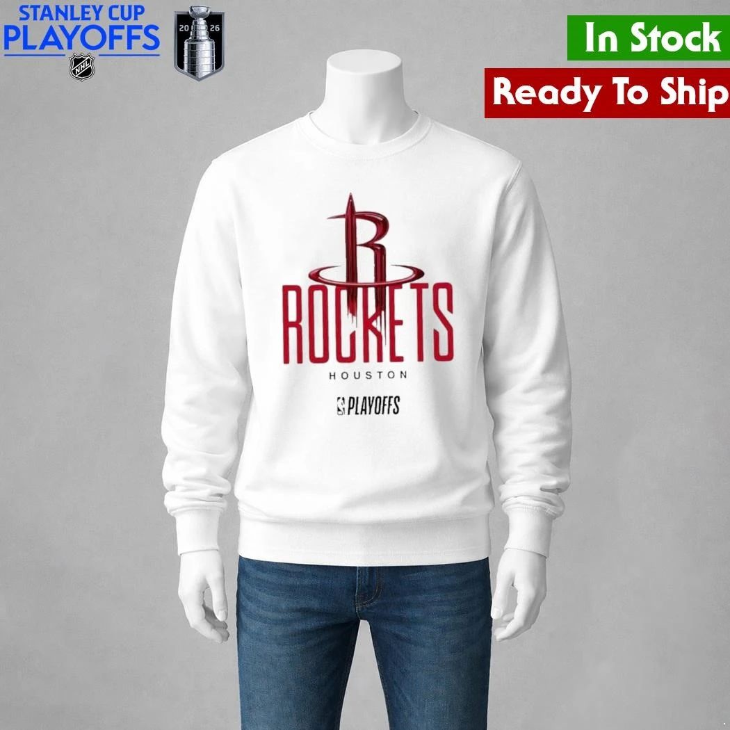 NBA Playoffs Houston Rockets Basketball Logo Graphic Shirt