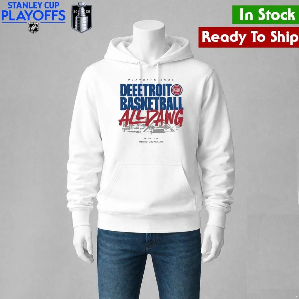 Detroit Pistons 2026 Playoffs Deeetroit Basketball All Dawg Shirt