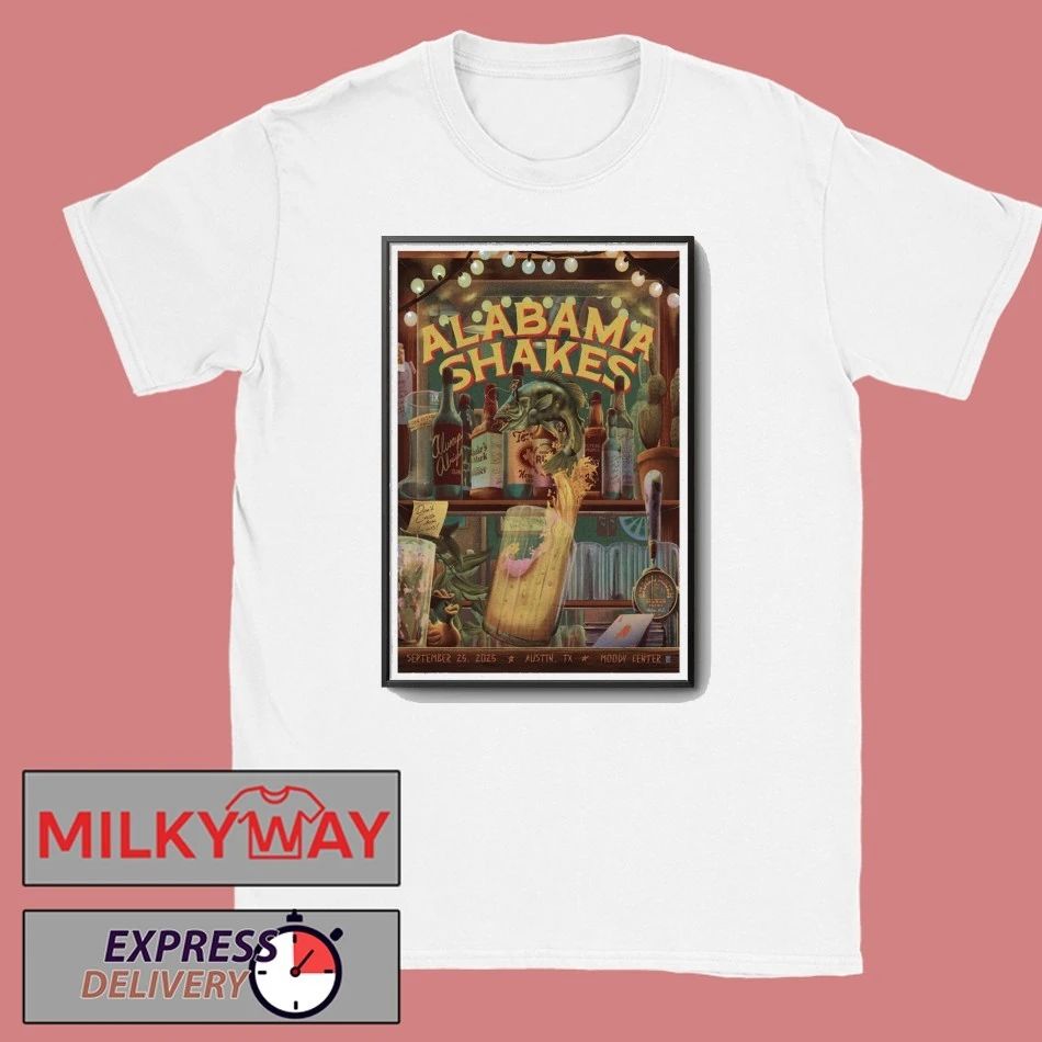 Alabama Shakes Moody Center Concert Poster shirt