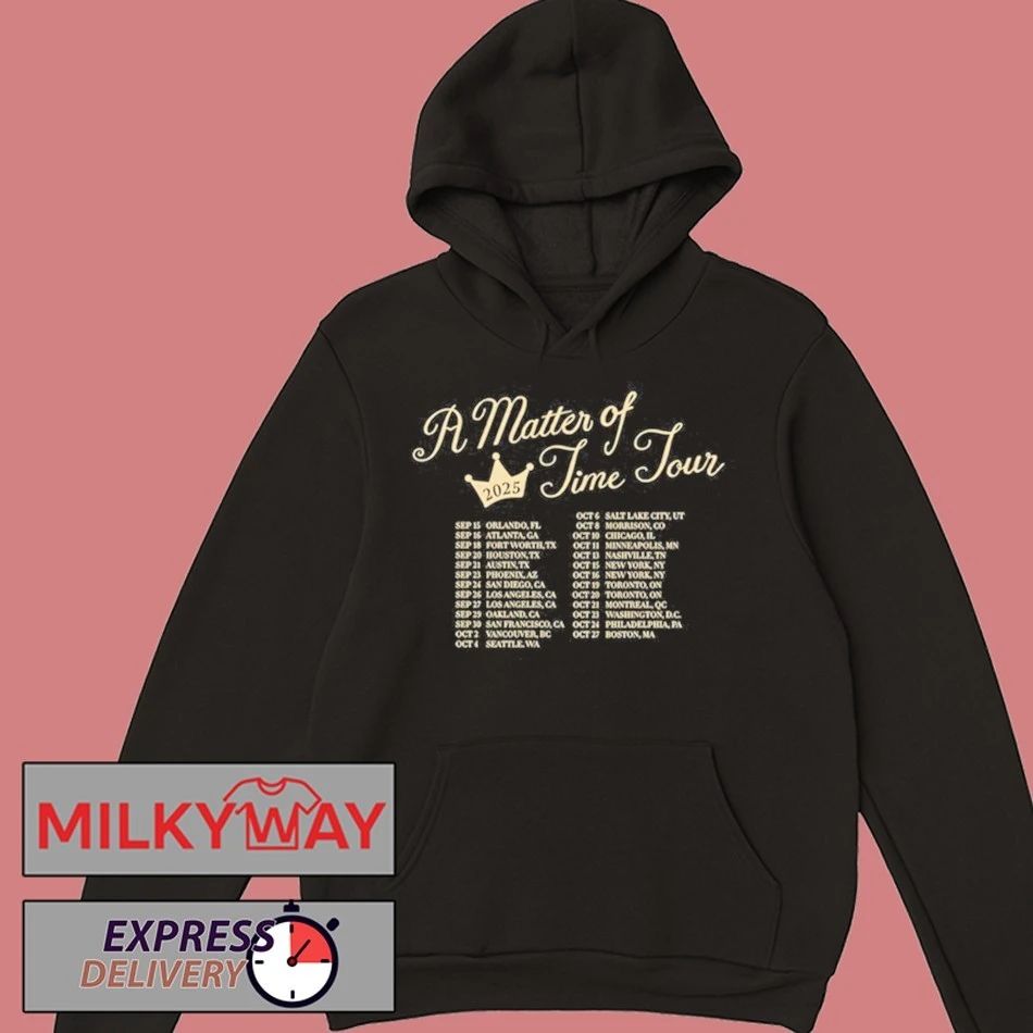 A Matter of Time Tour Black shirt