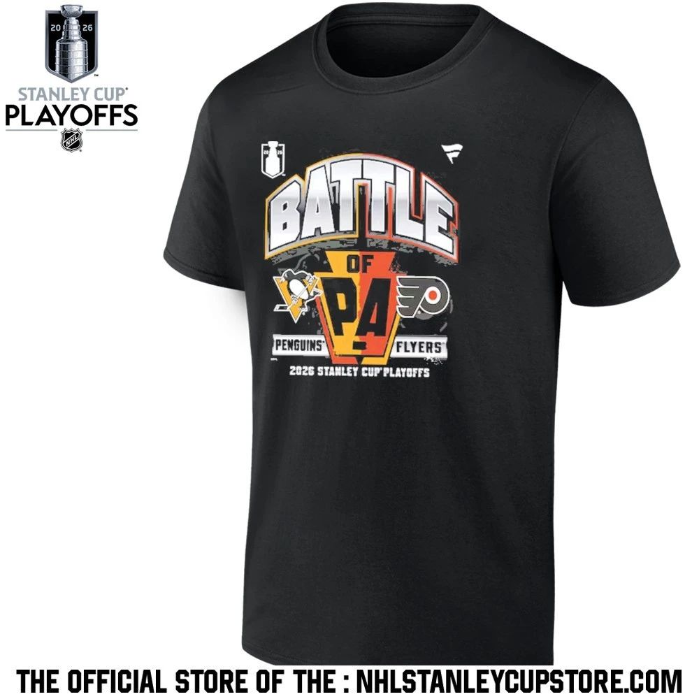 Penguins Vs Flyers Battle of PA NHL Stanley Cup Playoffs 2026 Shirt