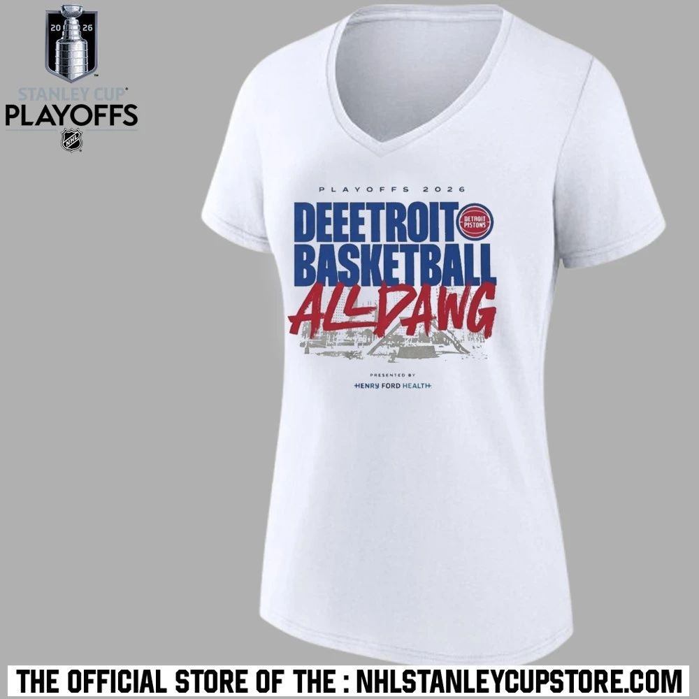 Playoffs 2026 Deeetroit Basketball All Dawg Shirt