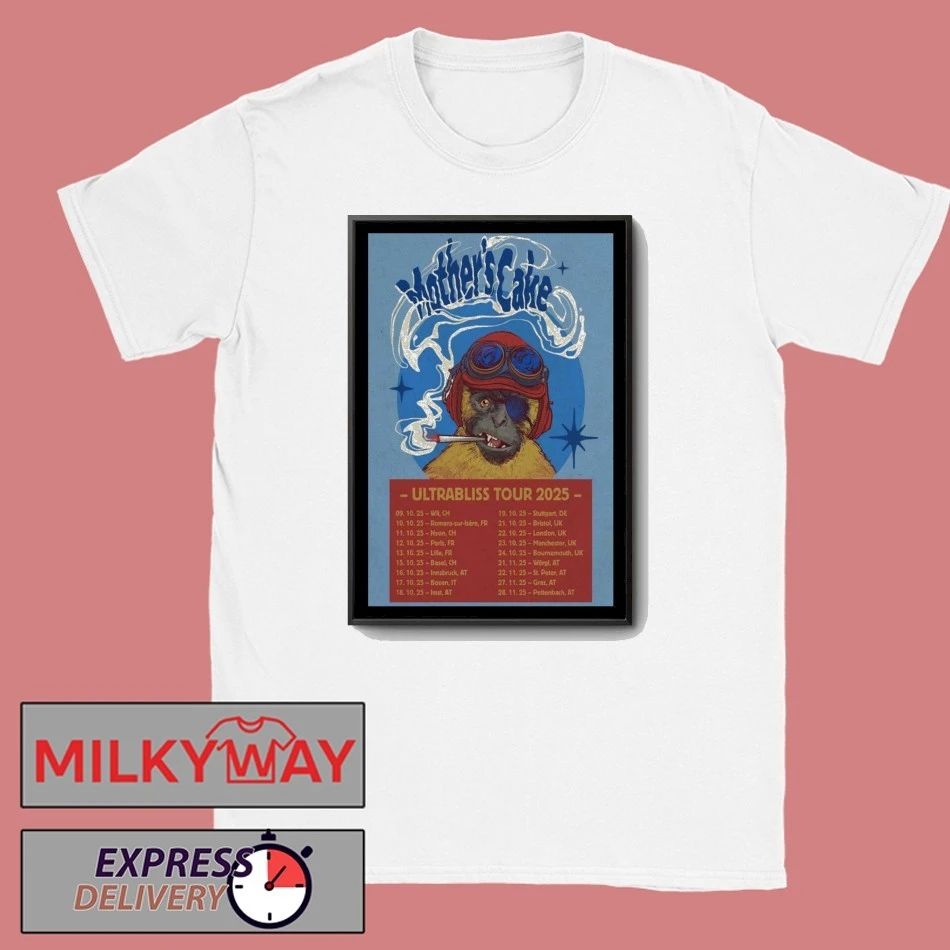 Mother’s Cake Ultrabliss Tour 2025 Poster shirt