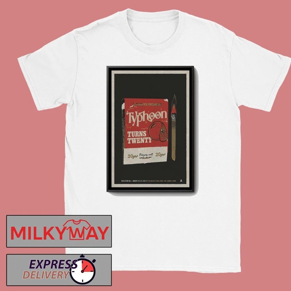 Typhoon January 2026 Concert Poster shirt