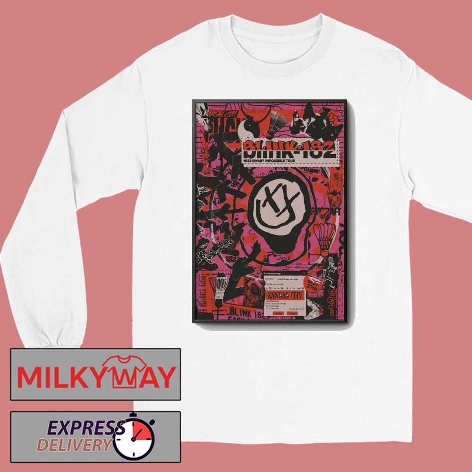 Blink 182 September 27 2025 T-Mobile Center Kansas City, MO Poster shirt