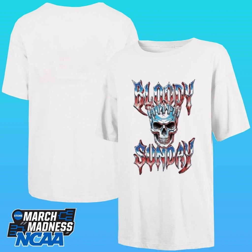 Bloody Sunday Divided States Skull Shirt