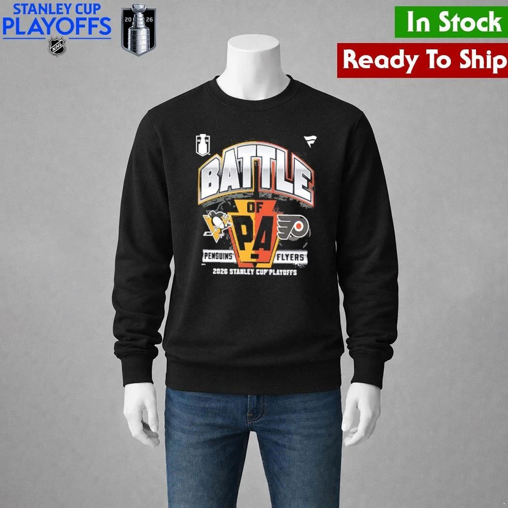 Philadelphia Flyers vs. Pittsburgh Penguins Battle of Pennsylvania Legacy Shirt