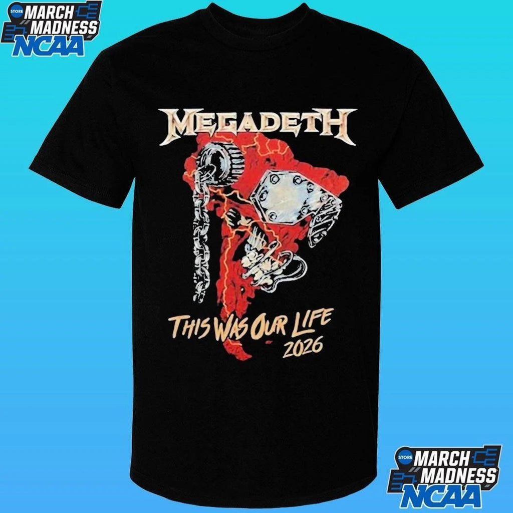 Megadeth This Was Our Life Tour 2026 Shirt