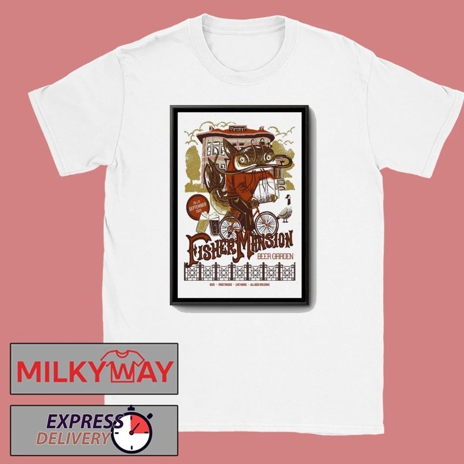 Fisher Mansion Festival Event Poster shirt