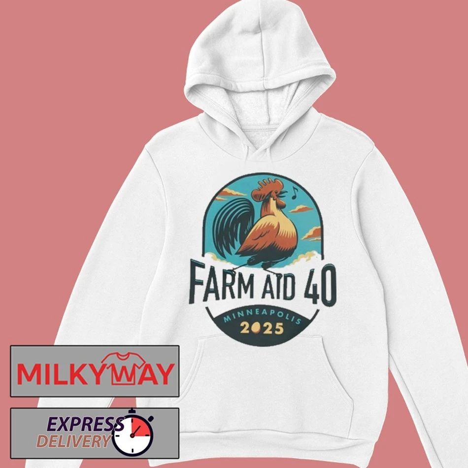 Farm Aid 40 Rooster Sings New Shirt