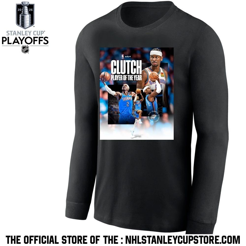 Shai Gilgeous Alexander SGA Clutch Player Of The Year 2026 NBA Season Shirt