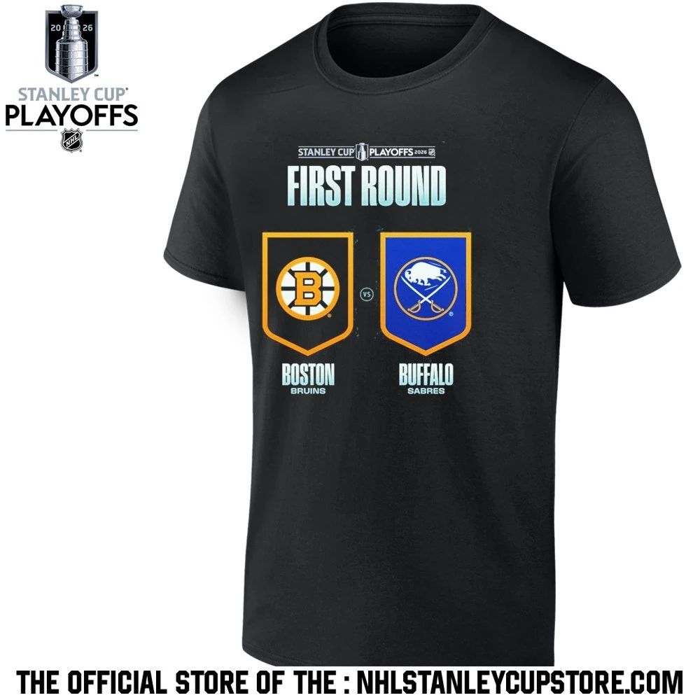 Buffalo Sabres vs Boston Bruins 2026 NHL Stanley Cup Playoffs First Round Shirt
