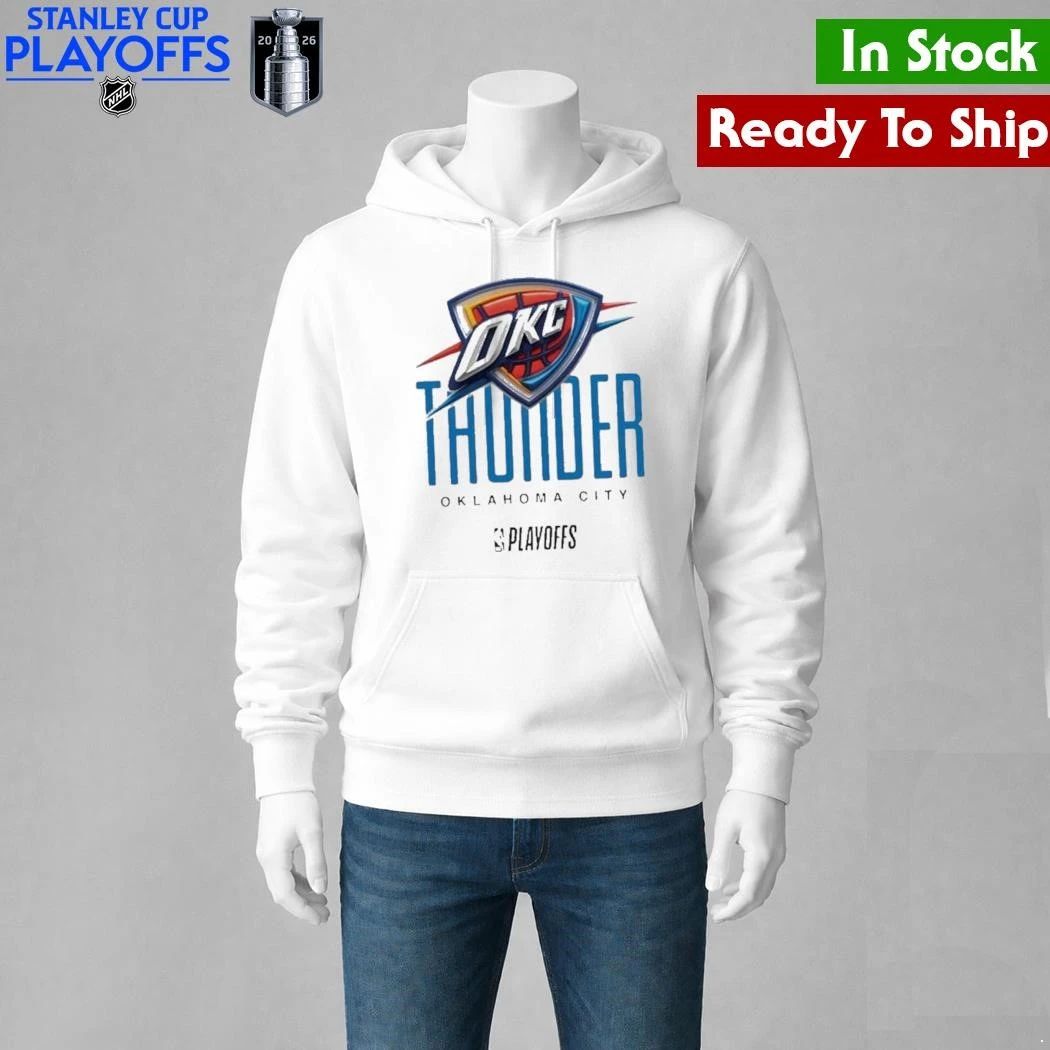 NBA Playoffs Oklahoma City Thunder Basketball Logo Graphic Shirt