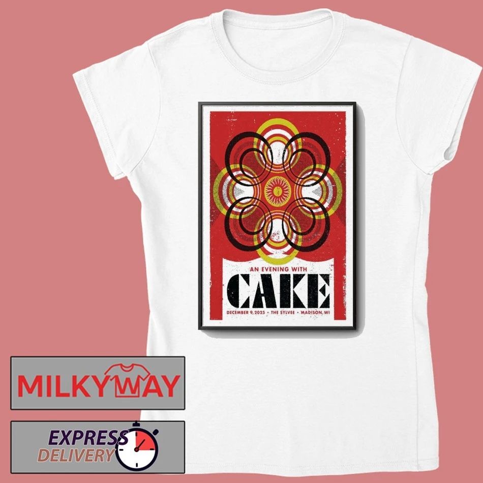 Cake Band The Sylvee, Madison, WI December 09, 2025 Poster shirt