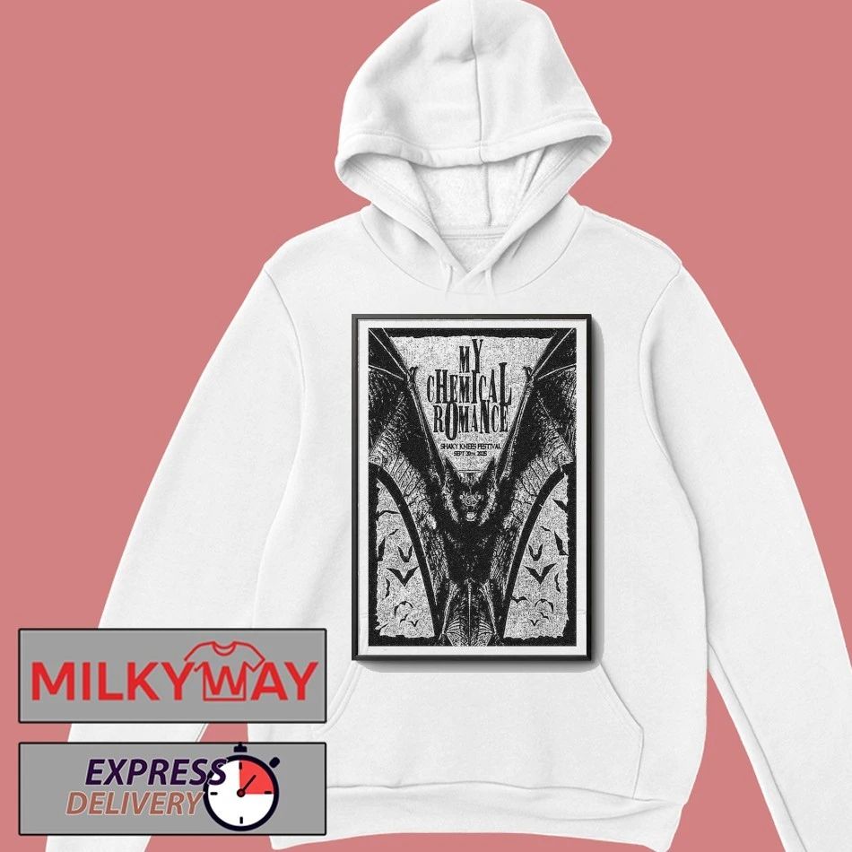 Poster My Chemical Romance at Shaky Knees Festival Sept 20, 2025 shirt