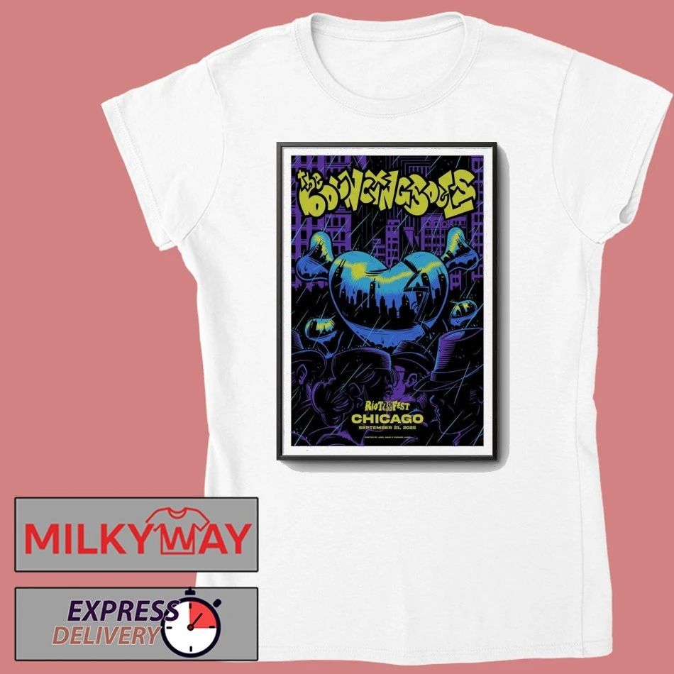 The Bouncing Souls September 21, 2025 Riot Fest. Chicago, IL Poster shirt