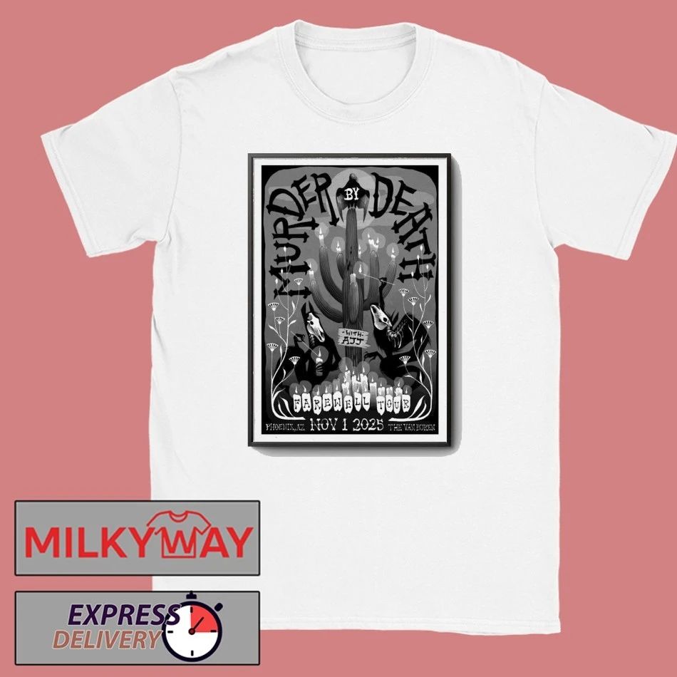 Poster Murder By Death Tour Phoenix, AZ shirt