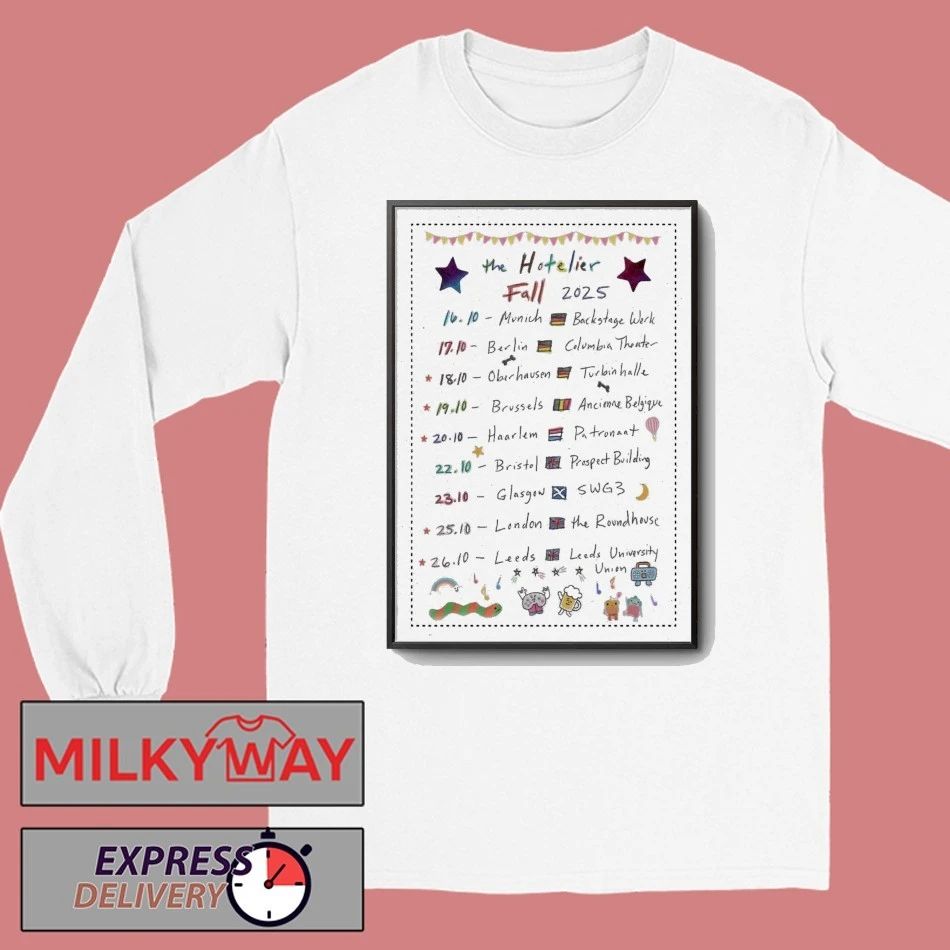 2025 Fall Tour The Hotelier Poster shirt
