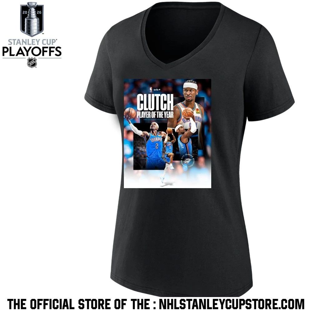 Shai Gilgeous Alexander SGA Clutch Player Of The Year 2026 NBA Season Shirt
