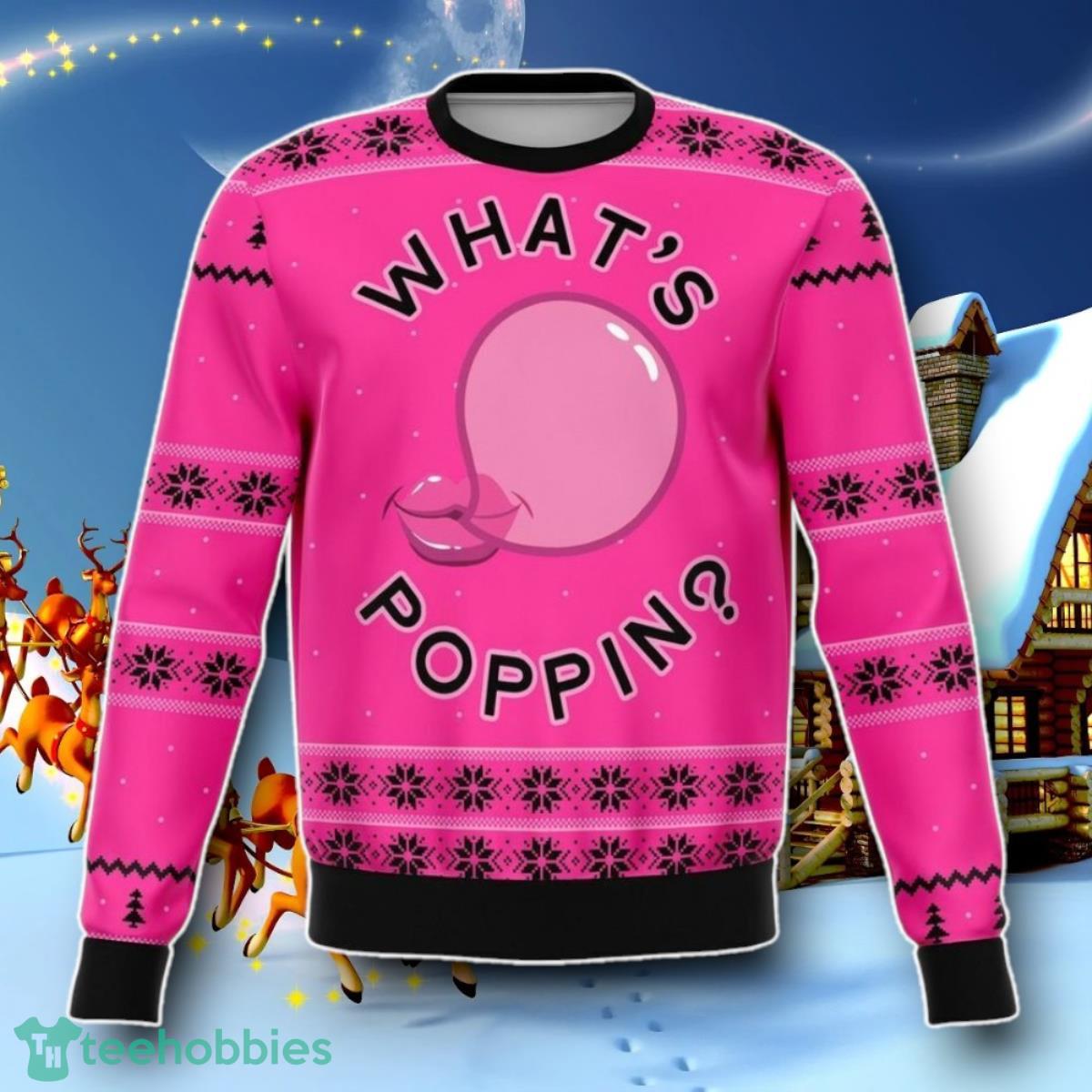 What’s Poppin Ugly Christmas 3D Sweater Special Gift